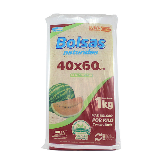 BOLSA NATURAL POLPUSA 40CM X 60CM