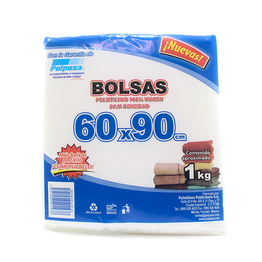 BOLSA NATURAL POLPUSA 60CM  X 90CM