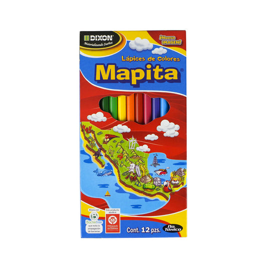 LAPICES DE COLORES R 12 L MAPITA DIXON