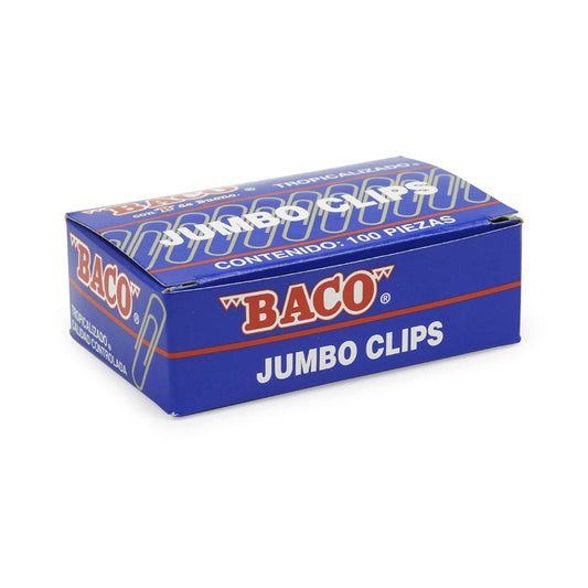 CLIP BACO JUMBO TROPICALIZADO 100 PIEZAS