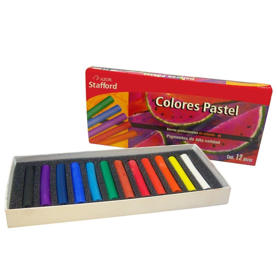 GISES AZOR STAFFOR PASTEL 12 PIEZAS