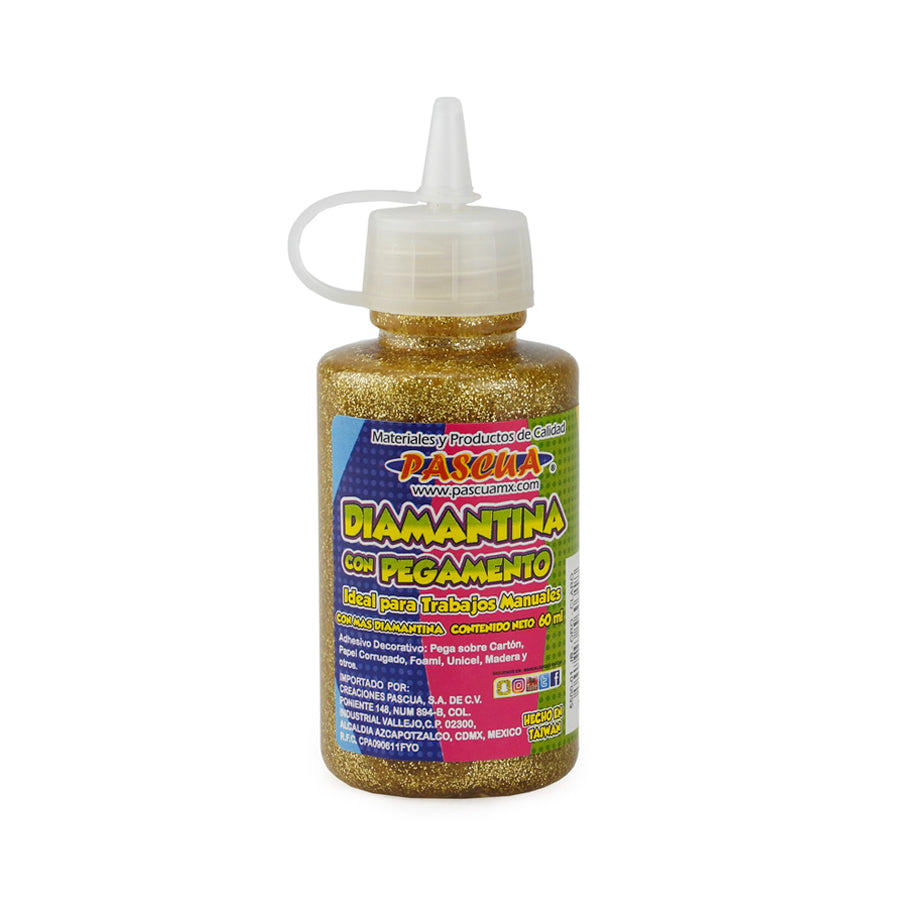 PEGAMENTO CON DIAMANTINA PASCUA 60ML