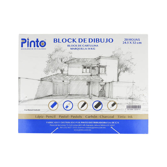 BLOCK MARQUILLA PINTO 24.5CM X 32CM 20 HOJAS