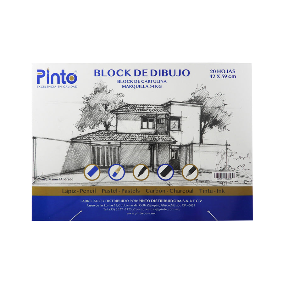 BLOCK MARQUILLA PINTO 42CM X 59CM 20 HOJAS