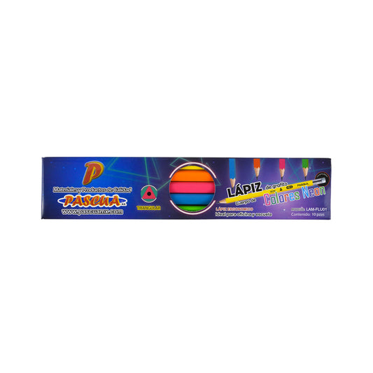 LAPIZ T PASCUA NEON C10 PZAS