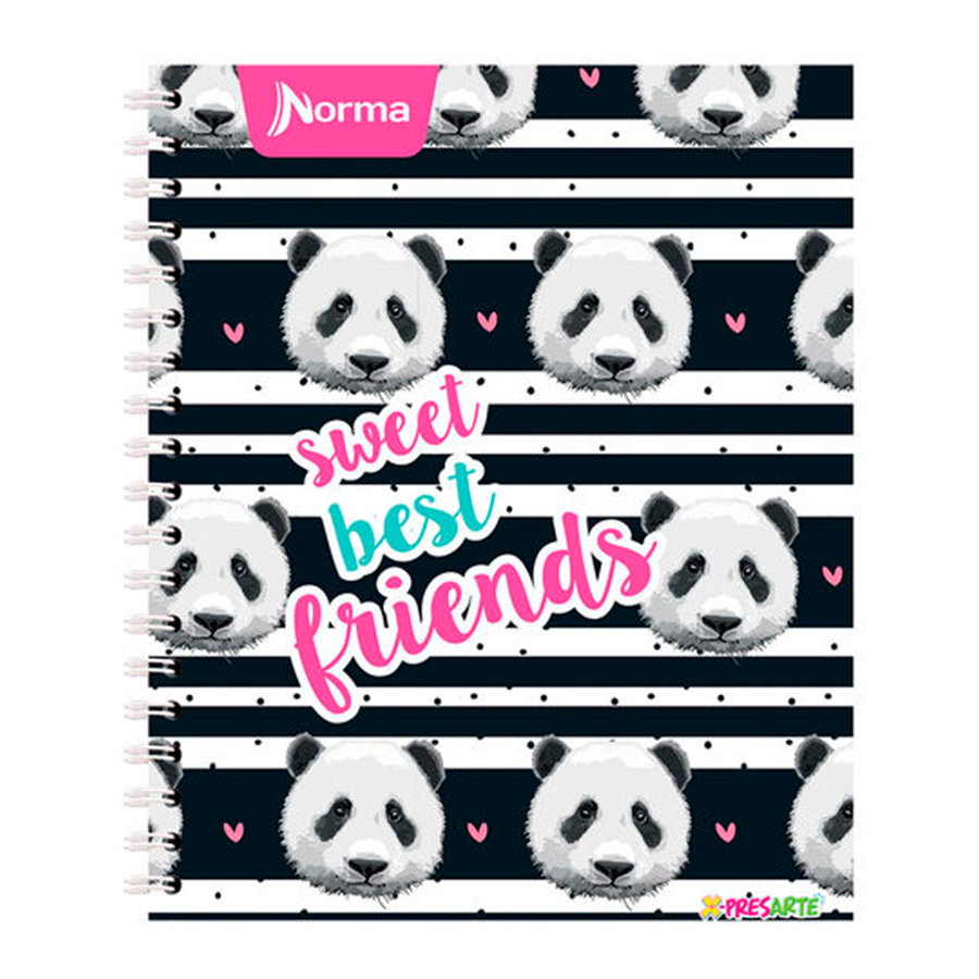 CUADERNO PROFESIONAL NORMA X-PRESARTE DOBLE ARILLO CUADRO GRANDE 100 HOJAS