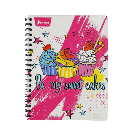 CUADERNO PROFESIONAL NORMA BASIC DOBLE ARILLO CUADRO GRANDE 100 HOJAS