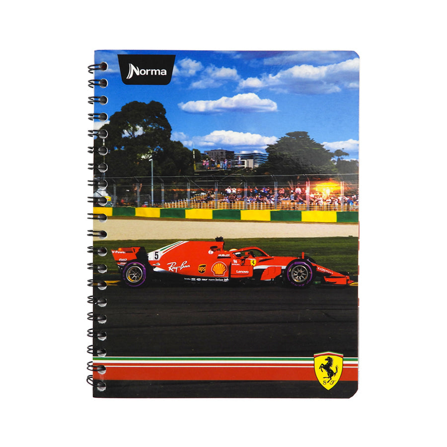 CUADERNO PROFESIONAL NORMA FERRARI DOBLE ARILLO CUADRO GRANDE 100 HOJAS