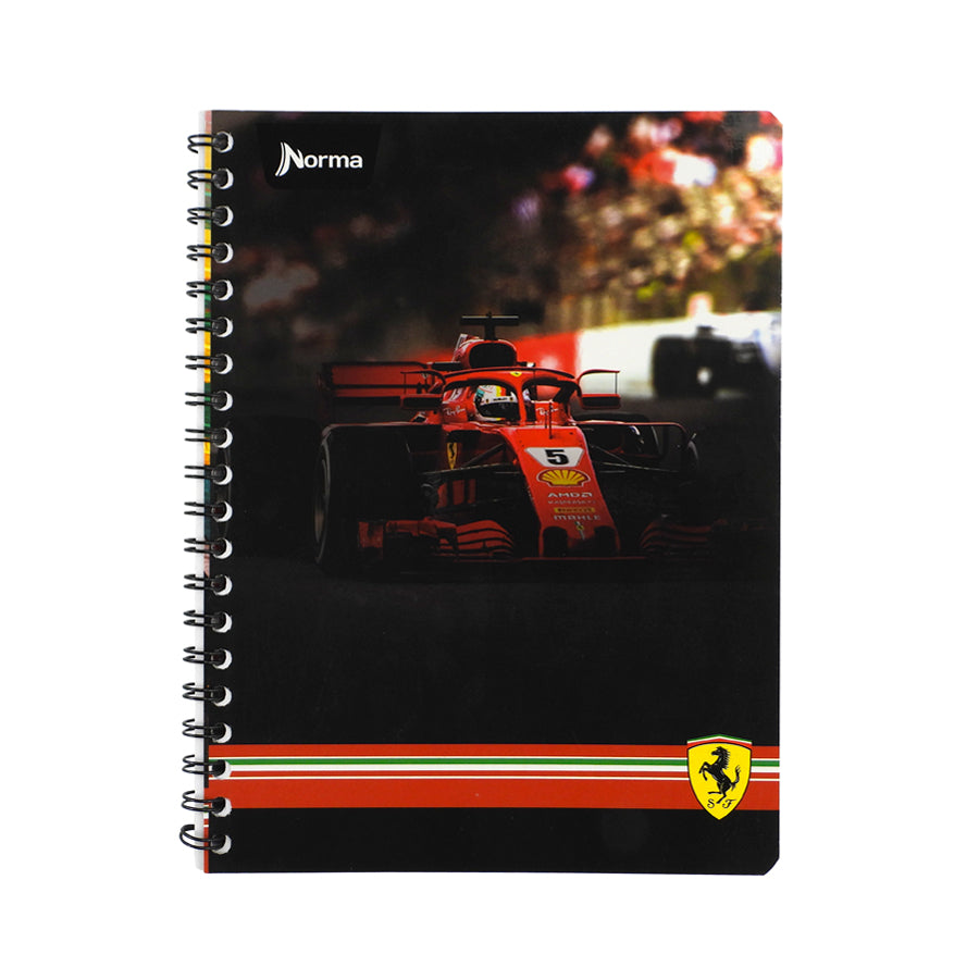 CUADERNO PROFESIONAL NORMA FERRARI DOBLE ARILLO CUADRO GRANDE 100 HOJAS