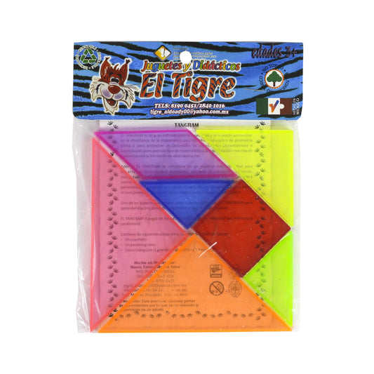 TANGRAM DE PLASTICO EL TIGRE 1 PIEZA