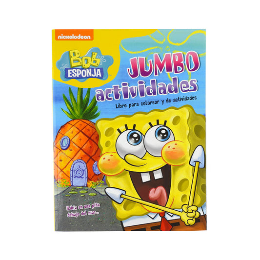 LIBRO DE ACT. P/COLOREAR JUMBO BOB ESPONJA LAROUSSE